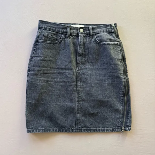 Gap Side Zip Denim Mini Skirt - Image 4