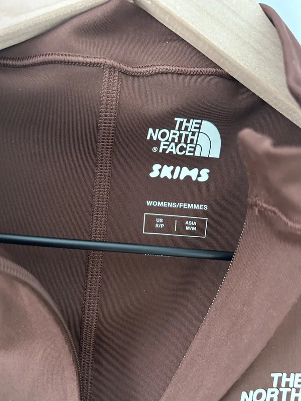 The Northface x Skims Refina Bodysuit in Cocoa Size Small NWT Authentic - Image 5