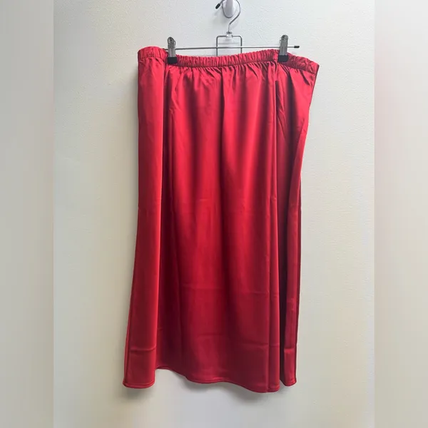 J. Crew Vibrant Red Maxi Skirt - Image 3