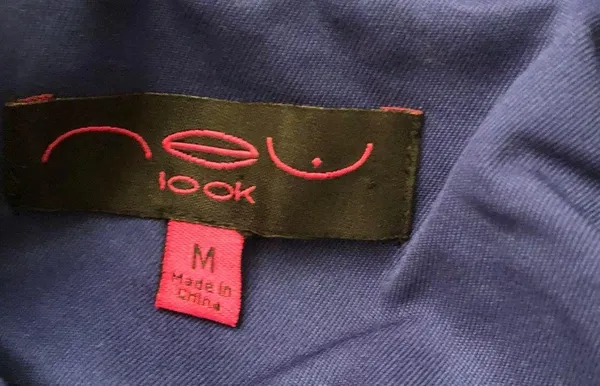 New Look blue single button fitted blazer long sleeve office siren core #2000s #y2k - Image 3