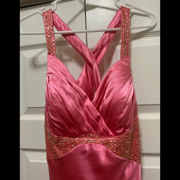 Pink Formal dress Size 8 - Image 5
