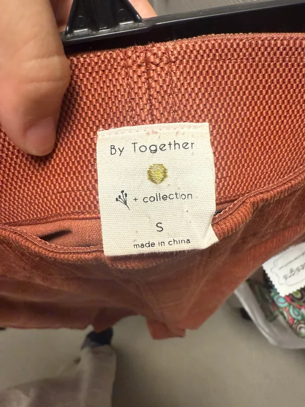 Orange Corduroy Bell Bottom Pants - Image 3