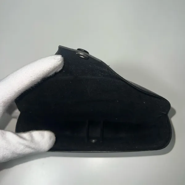 Ray Ban by Luxottica Textured Black Leather Travel Eye Glasses Sunglasses Case - Image 11