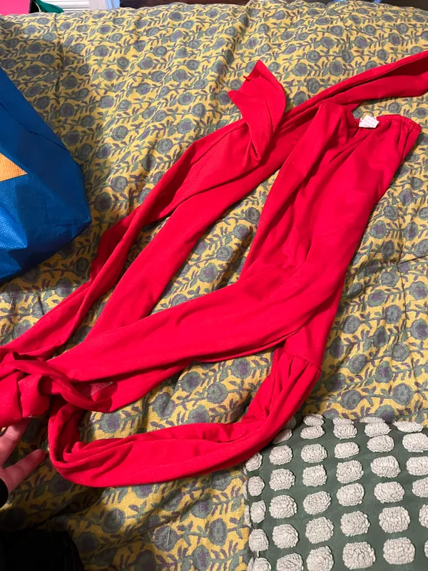 Red Wrap Shirt - Image 3
