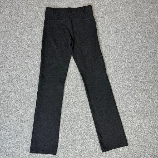 Betabrand Classic Straight Leg Yoga Dress Pants Gray‎ Small - Image 4