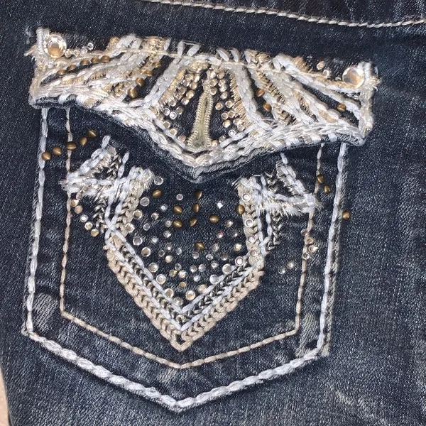 Maurices Premium embroidered Sequined Pockets Bootcut Jeans - Image 9
