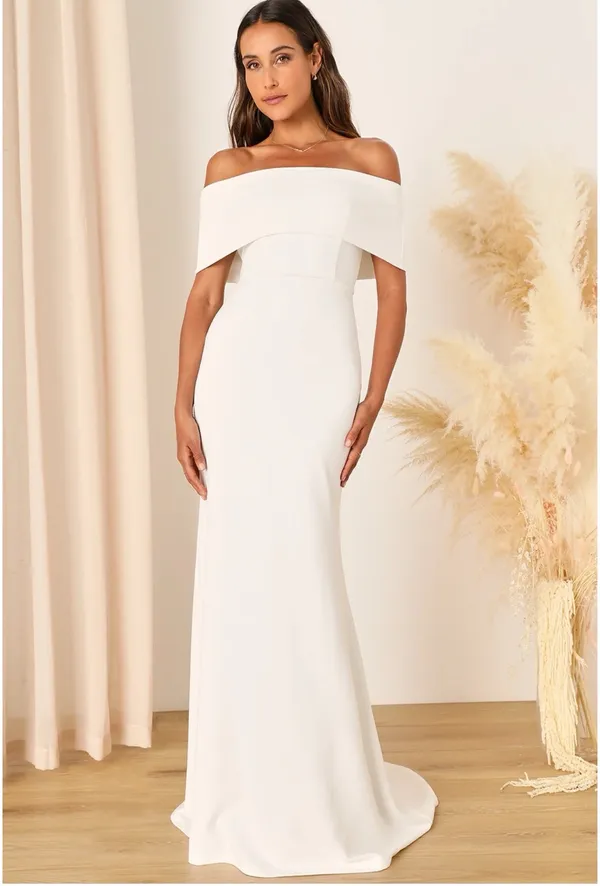 Lulus White Formal Dress - Image 2