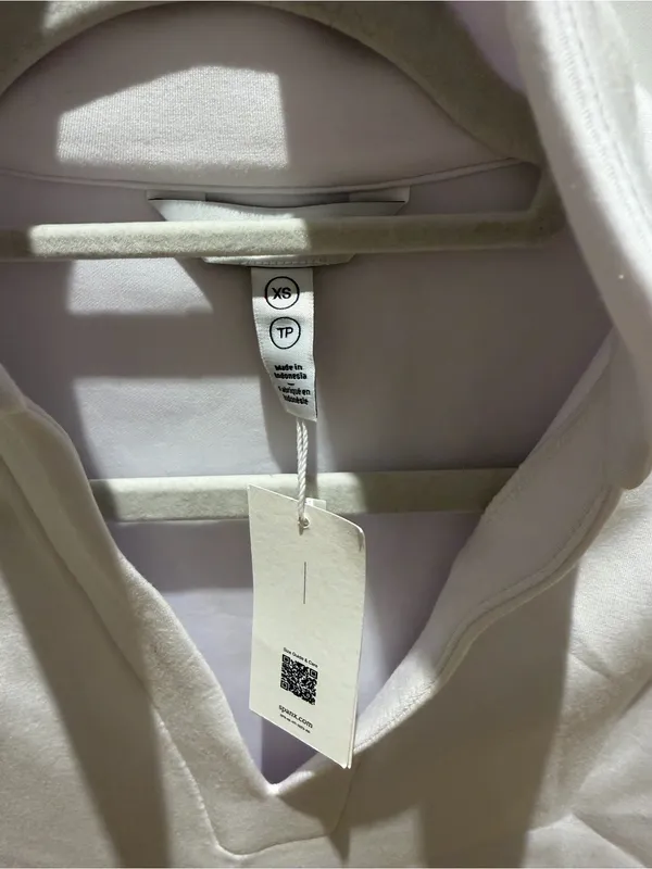 SPANX White Sleeveless V-Neck Mock Collar Tank - Image 3