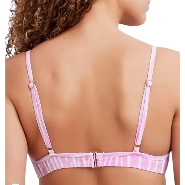 BCBGeneration  Pink Zebra Bathing Suit Top Size Medium - Image 3