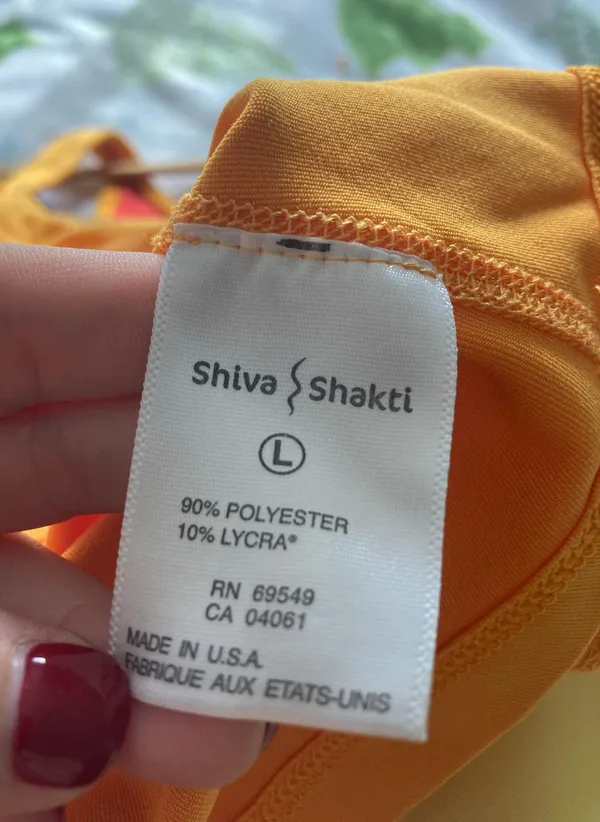 hiva Shakti Orange and Red Racerback Y2K Tank top - Image 4