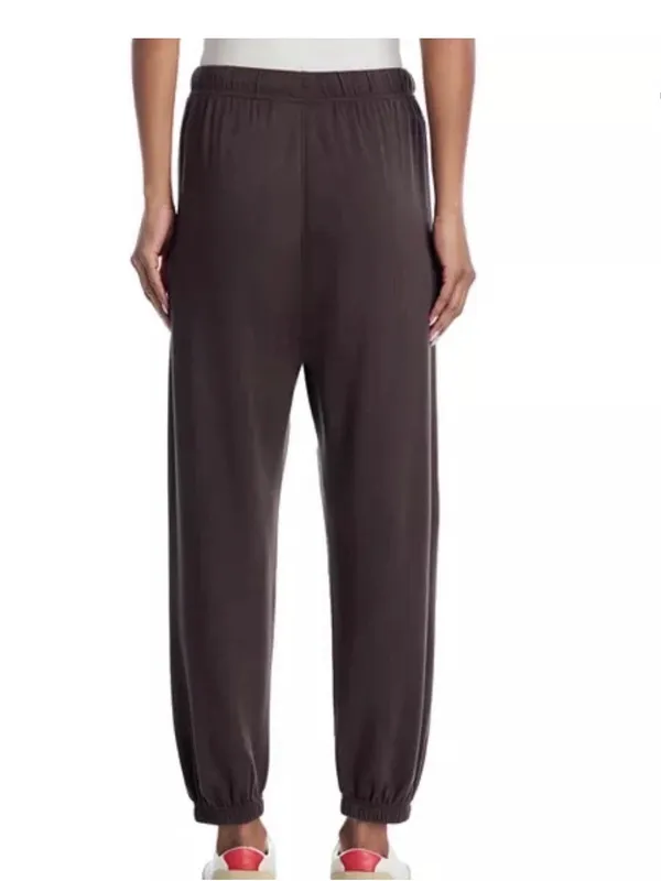 Splits59 Oversized Andie Drawstring Jogger Sweatpants Dark Chocolate XS New - Image 3