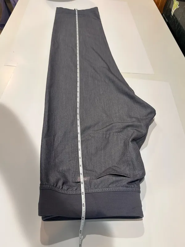 FIGS Livingston Basic Scrub Pants Large Graphite Gray Straight Leg T21003 - Image 7