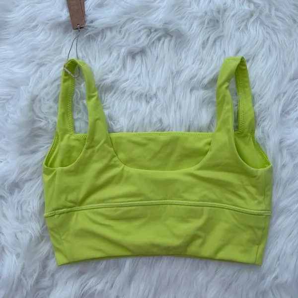 Skims Fits Everybody Square Neck Longline Bralette Daffodil Size XS - Image 4