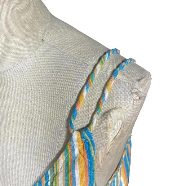 Roller Rabbit Seersucker Lindy Dress Rainbow‎ Stripe Size Medium - Image 6