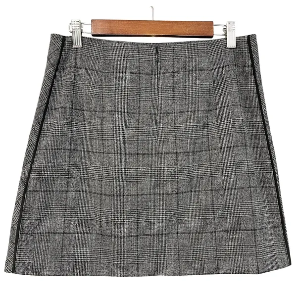 Banana Republic Side Stripe Skirt Womens 6 Dark‎ Academia School Girl Gothic - Image 2
