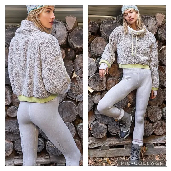 New! FREE PEOPLE Movement XS/S High-Rise 7/8 Length GOOD KARMA Leggings - Image 12