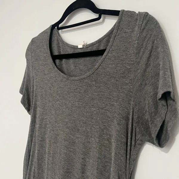 PinkBlush dark gray maternity mini dress - Image 7