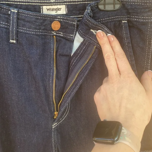 Anthropologie Wrangler Casey Jones Carpenter Barrel Jeans Size 30x31 Wide Leg High Rise Baggy - Image 11