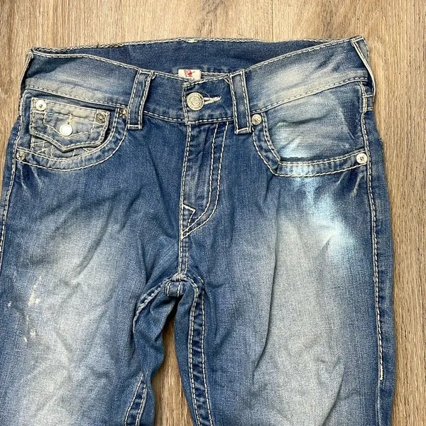 True Religion Straight Leg Big T Jeans - Image 5