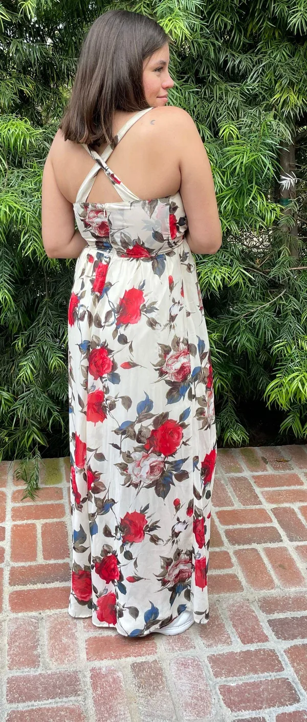 Leshop floral dress sz m - Image 3