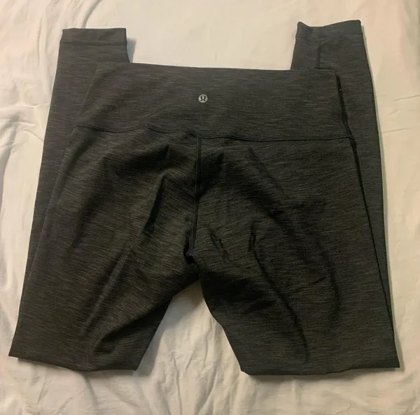 lululemon align leggings color: grey size: 10 28” darker than the first photo, only worn a couple times great condition #lululemon #lululemonleggings #greylululemon #leggings - Image 2