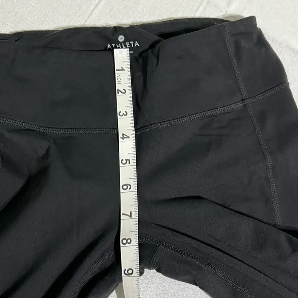 Athleta Mind Over Mat Criss Cross Capri Length‎ Leggings Size Small 722063 - Image 10