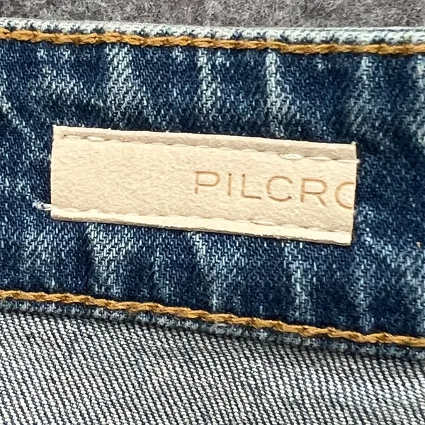 Pilcro Jeans Women 25 Blue‎ Distressed Mom High Rise Denim Stretch Festival - Image 10