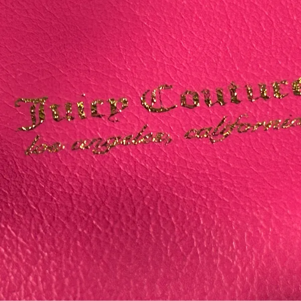 Juicy Couture Hot Pink Cosmetic Pouch - Image 3