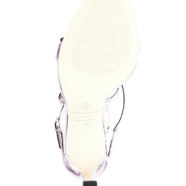 Antonio Melani Hadley‎ Strappy Metallic Leather Sandals - Image 5