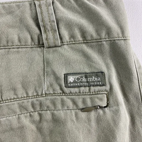 Columbia Pants Womens 12 Tan Chino 27" Inseam Cotton Polyester Hiking READ - Image 2