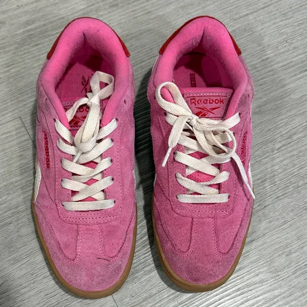 Reebok Forte Lounger Pink and Red Sneakers - Image 3
