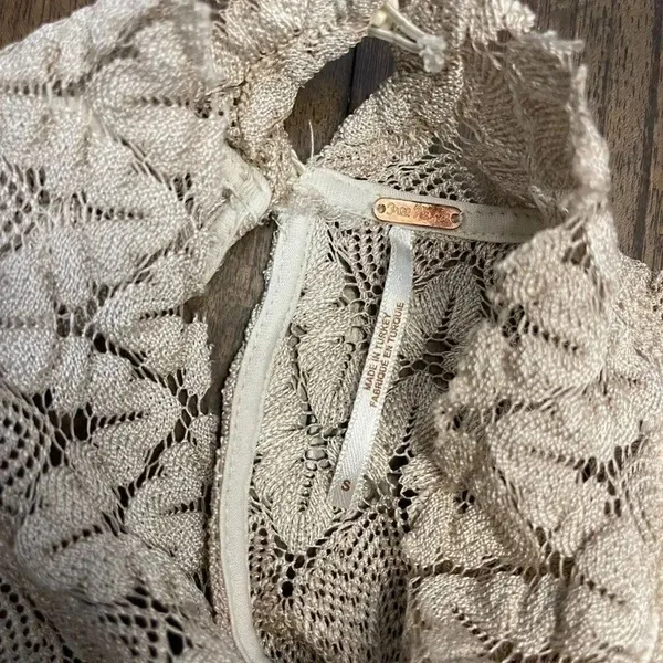 Free People Simone Long Sleeve Lace Dress No Slip - Image 8
