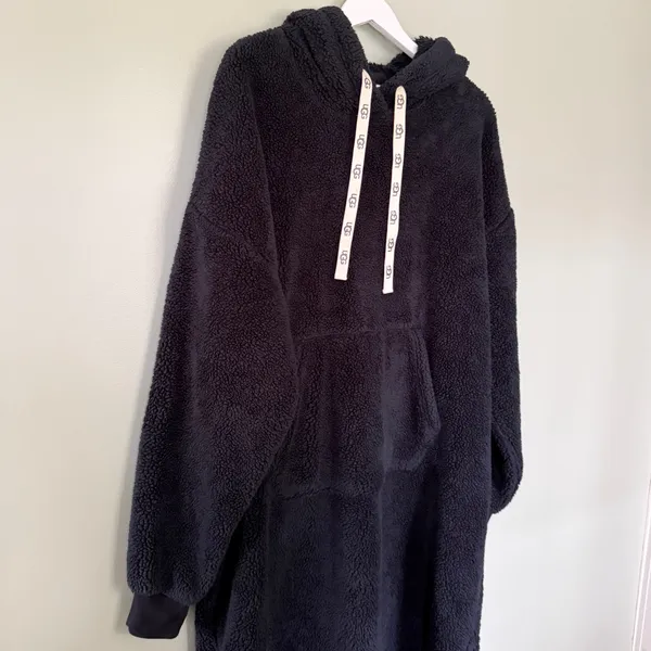 UGG Winola Full Body Hoodie in Black Women’s Size Medium Large - Image 6