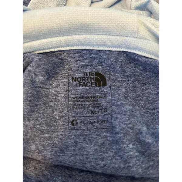 The North Face FlashDry Hoodie XL Blue Thumbhole Activewear - Image 5