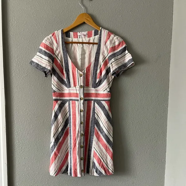 Parker‎ Kacey Linen Dress - Image 4