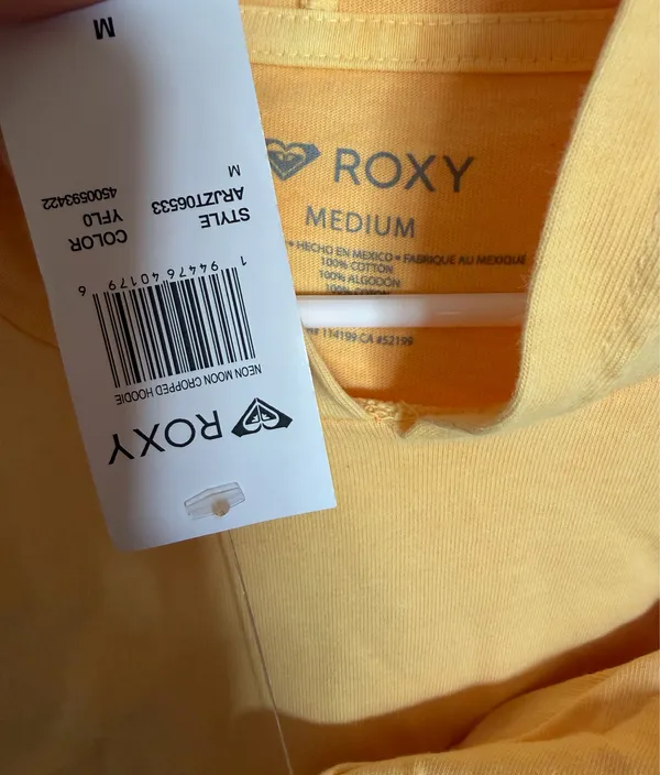 Roxy Neon Moon Cropped Hoodie - NWT - Medium - Image 2