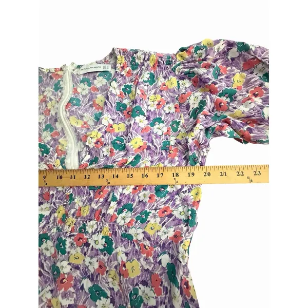 Faithfull The Brand Floral Tiered Midi Dress US Sz 10 Kate Middleton XL #D13-8 - Image 6