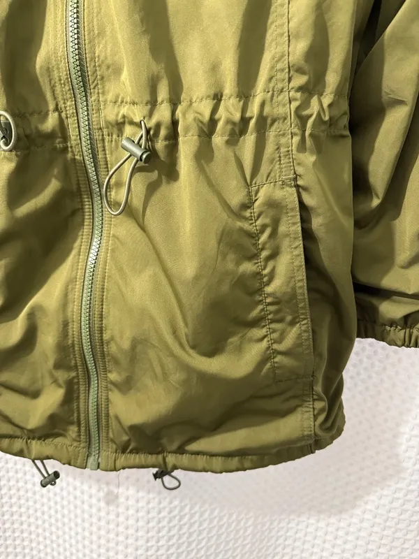 Old Navy Active Women’s Olive Green Active Hooded Jacket Size Medium - Image 2