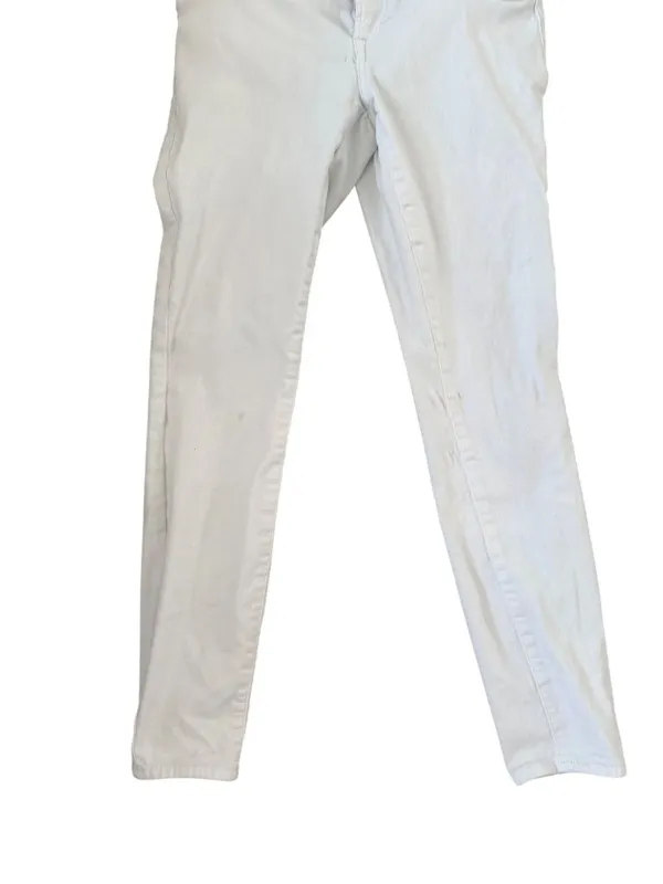 GAP Maternity White Denim Pregnancy Stretch Panel Skinny Jeans Size 28 / US 6 - Image 6