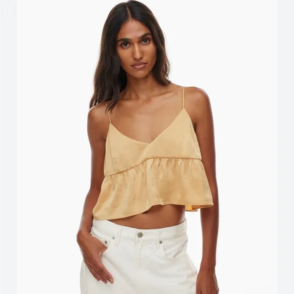 WILFRED Lover Satin Beige Camisole - Image 3