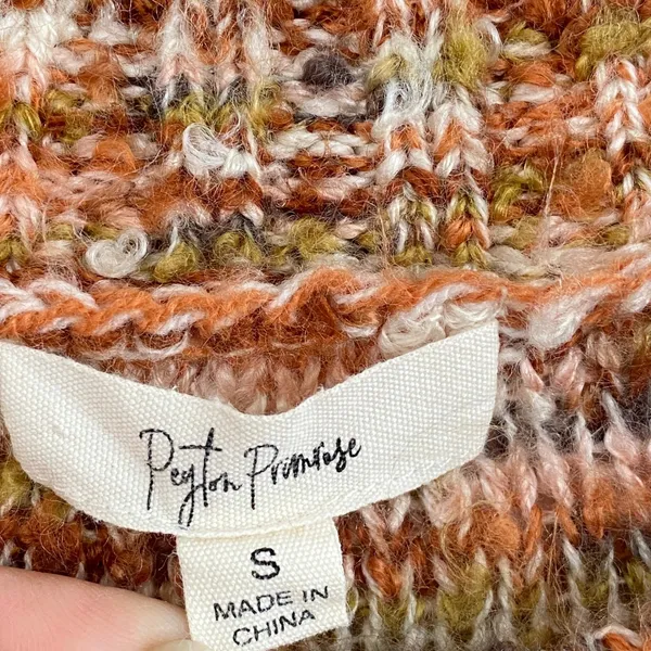 Peyton Primrose Space Dye Knit Sweater‎ Casual Comfort Boho Aesthetic Small - Image 3