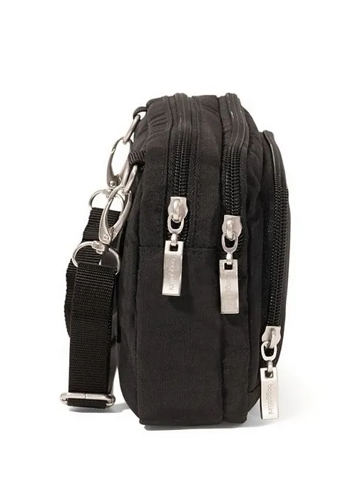No strap :Baggallini Multi Zip RFID-Blocking Crossbody Bag - Image 3