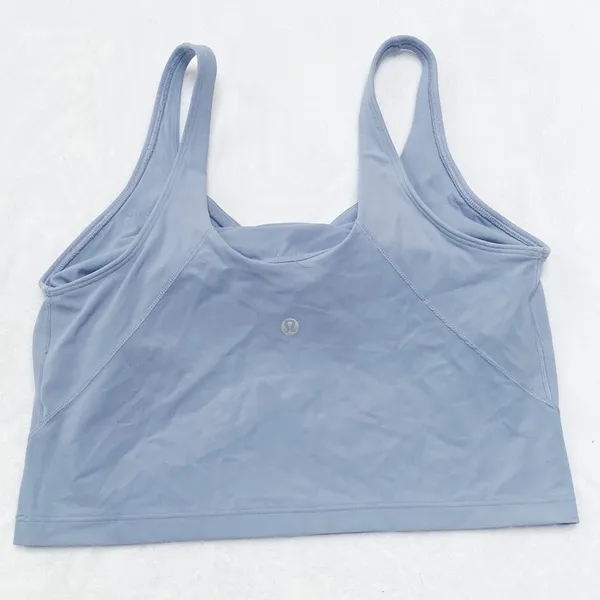 lululemon athletica Light Blue V-Neck Crop Tank - Image 4