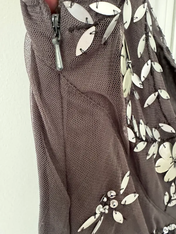 Free People Embellished Tulle Mini Dress, Size S - Image 10