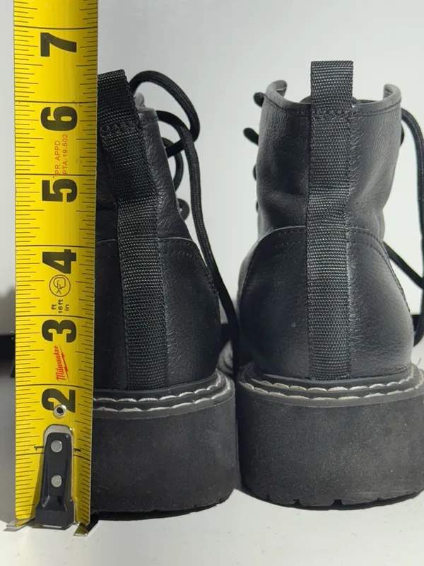 Paolo Black Lace-Up Leather Ankle Boots - Image 11