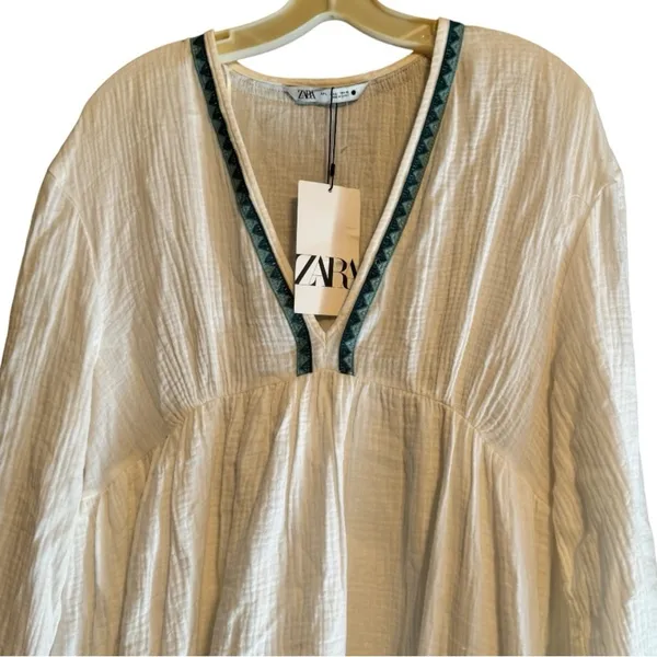 Zara‎ Cotton Dress nwt - Image 3