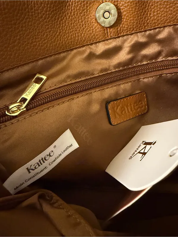 NEW Kattee genuine leather tote bag - Image 6