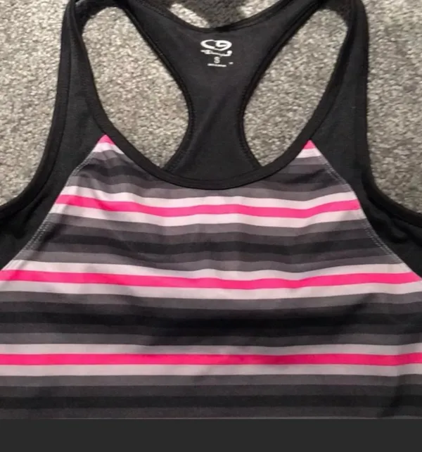 C9 Champion Striped Racerback Athletic Tank Top - Image 4