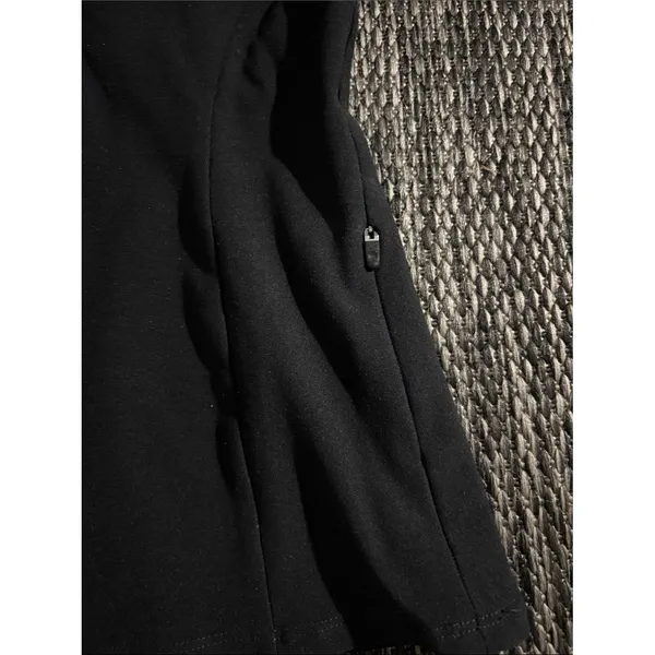 Alo Yoga Rapid Pullover Half Zip Compression Long Sleeve Black - Image 5