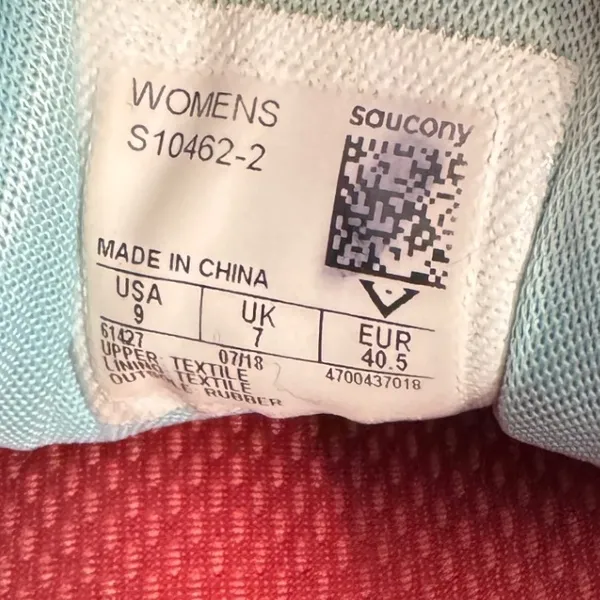 Saucony Triumph ISO 5 Women's Running Shoes Teal Blue Athletic‎ Size 9 - Image 6